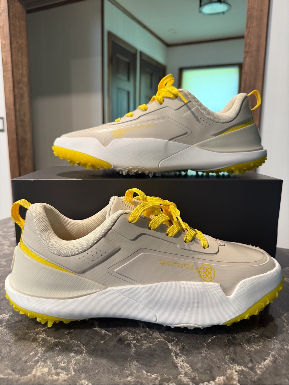 NEW G/FORE G/18 Golf Shoe-Stone-Cyber (Size 10.5)